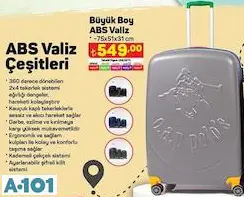 BÜYÜK BOY ABS VALİZ BÜYÜK BOY ABS VALİZ